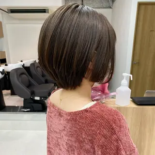 ショート カラー レイヤーボブ/ボブ 仲川和人のヘアスタイル