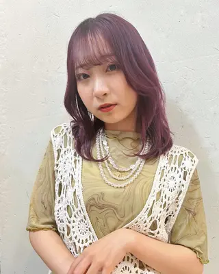 カラー 艶カラー 髪質改善 Kiriのヘアスタイル