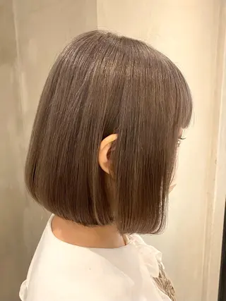 セミロング 新宿/顔周りカット +レイヤー=しずく♩のヘアスタイル