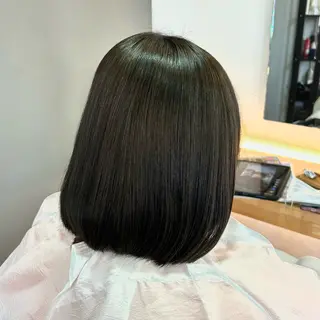 ミディアム カラー 🌸中谷 梨那/透明 感カラー×艶髪🫧のヘアスタイル