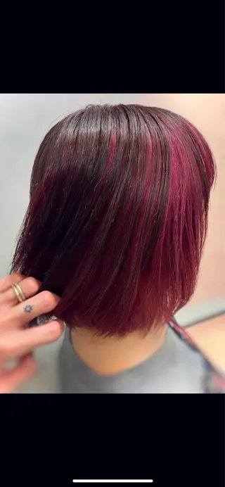 ミディアム カラー パーマ ヘアアレンジ メンズ キッズ TOON 川崎店 👫🏼橋本貴志のヘアスタイル