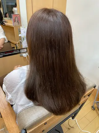 ロング カラー 韓国ヘア 🤍中西麻友🤍のヘアスタイル