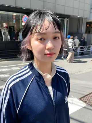 ミディアム カラー パーマ ヘアアレンジ カットモデル募集中/ 店長/角田真哉のヘアスタイル