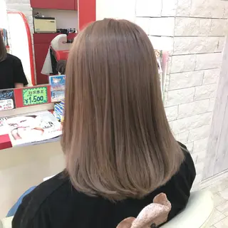 セミロング カラー 櫻井 なんなのヘアスタイル