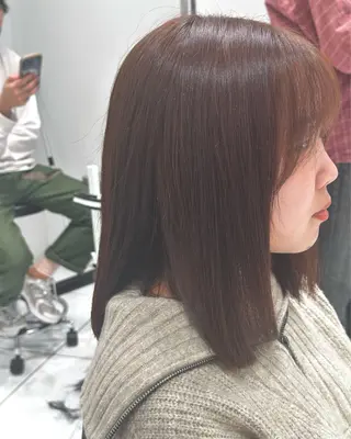 ミディアム 似合わせひなた🐥 elima調布のヘアスタイル