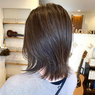 ミディアム 武田 悠生乃のヘアスタイル