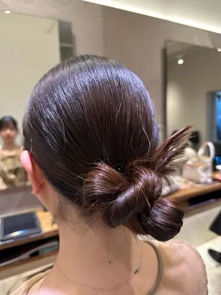 ヘアアレンジ hum立川 水野由香のヘアスタイル