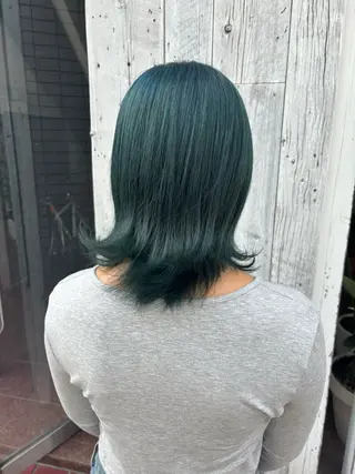 セミロング 【ハイトーン特化】 🦋森山陽向/大宮のヘアスタイル
