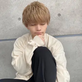 ショート カラー パーマ メンズ 【メンズサロン】 BLUCK 横浜のヘアスタイル
