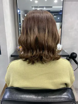 ミディアム カラー ヘアアレンジ FAAM Tsuneのヘアスタイル