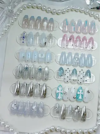 ネイル めぐ 💫ワンホンネイルのネイルデザイン