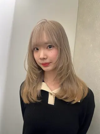 ロング 韓国ヘアメンズ・レデ ィース特化ミクのヘアスタイル