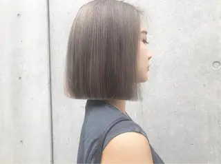 ショート カラー パーマ ヘアアレンジ 銀座/ハイトーン/ hayaka 🖤のヘアスタイル