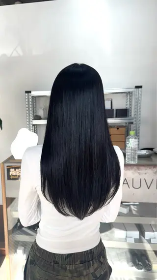 ロング カラー MAUVE MIYUのヘアスタイル