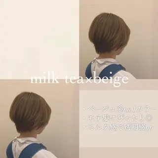ショート カラー レイヤー/艶髪 🇰🇷Ryotaのヘアスタイル