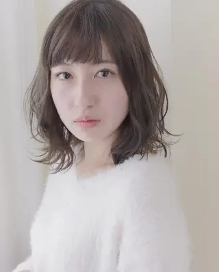 ミディアム カラー 伊藤 功士のヘアスタイル