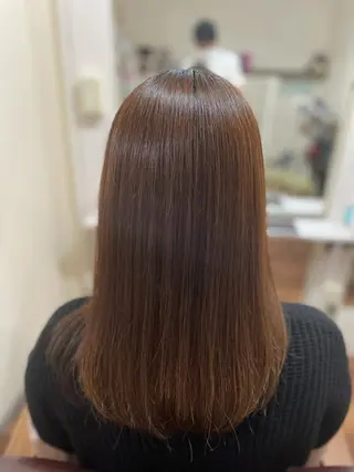 セミロング 縮毛矯正の達人 ☆　松本のヘアスタイル