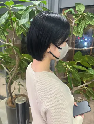 カラー 🐈‍⬛JUMI /透明感カラー/🩶のヘアスタイル