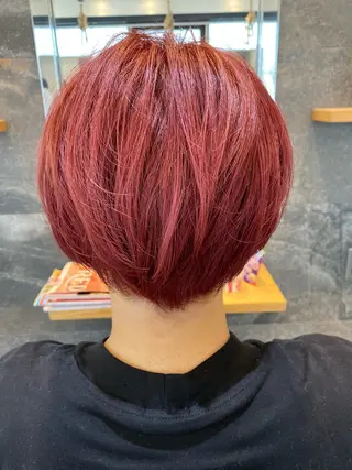 ショート カラー 塚本 昂のヘアスタイル