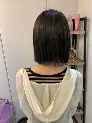 ミディアム 中沢梨々花 🎀透明感カラーのヘアスタイル