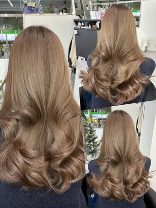 ロング カラー Ardore 韓国風カラー大阪のヘアスタイル