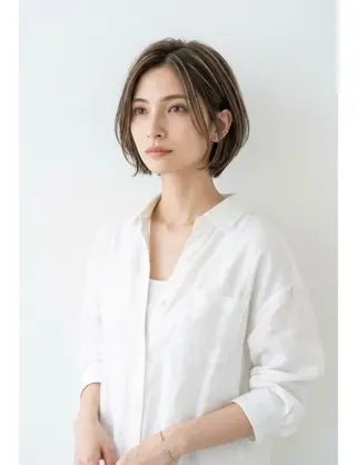 ショート カラー ショートカット×メ ンズ特化✂︎長妻のヘアスタイル