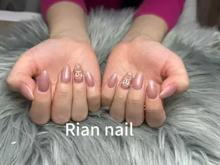 ネイル 長さだし専門Rian ネイルスクールのネイルデザイン