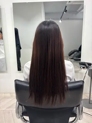 ロング カラー 熊取谷 茉那のヘアスタイル
