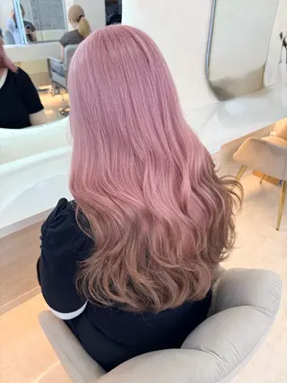 ロング カラー 小川 新大のヘアスタイル