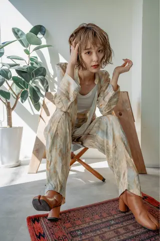 ショート カラー レイヤーカット🎀 NANAHAのヘアスタイル