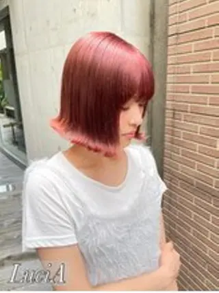 ロング カラー エクステ7:30〜 LuciA\5900のヘアスタイル