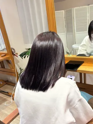 ロング カラー RINNO🌷透明感 カラー/髪質改善のヘアスタイル