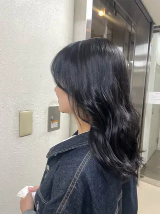 カラー ケアブリーチ/透明感 カラー🎀moeのヘアスタイル