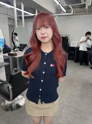 ロング ブリーチヘアセット suzunaのヘアスタイル