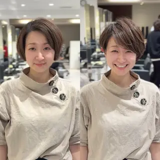 ショート ✨大人ショート特化 /カットモデル/銀座のヘアスタイル