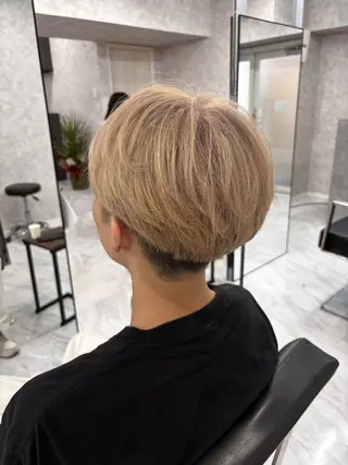ミディアム カラー メンズ Men's Rico Chihayaのヘアスタイル
