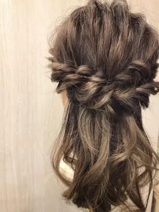 ヘアアレンジ ぐらんぐりーん 藤中のヘアスタイル