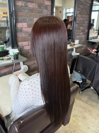 カラー 透明感カラー yuiのヘアスタイル