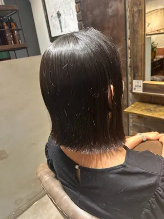 ミディアム 寒河江 真希のヘアスタイル