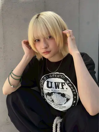 ショート カラー IPPO 下北沢のヘアスタイル