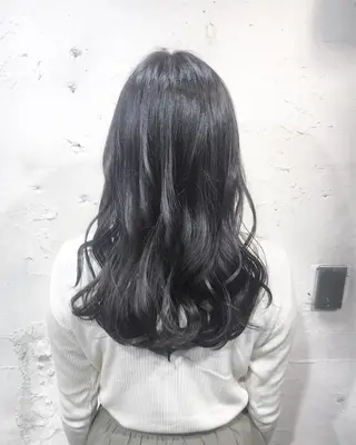 セミロング カラー ヘアアレンジ ✨艶髪✨透明感✨ 山内大樹のヘアスタイル