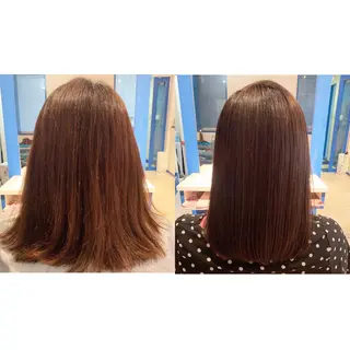 ミディアム カラー 髪質改善 RYOのヘアスタイル