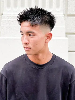 ショート メンズ 三宮メンズカット ヨシイッキのヘアスタイル