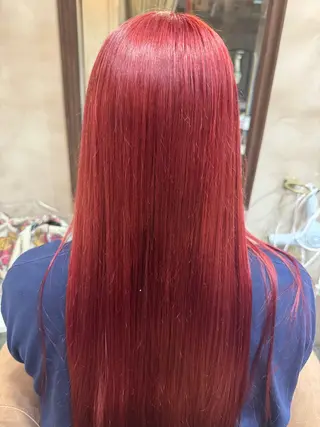 ロング カラー 梅 優翔のヘアスタイル