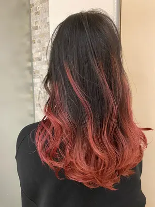 ロング カラー 平山 美緒のヘアスタイル