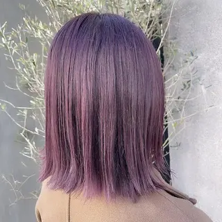 セミロング 透明感♡グレージュ ♡ミルクティー♡のヘアスタイル