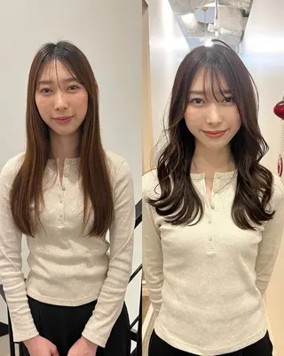 セミロング 峠 祐樹のヘアスタイル