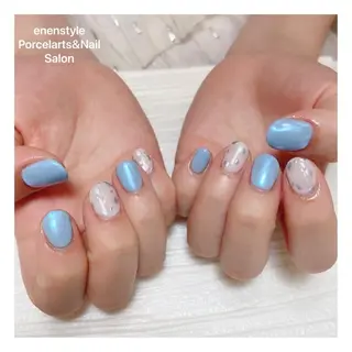 ショート ネイル 🐾enen style 🐾のネイルデザイン
