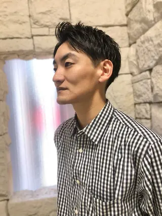 ヘアアレンジ メンズ メンズ特化✂️栗原 侑也のヘアスタイル