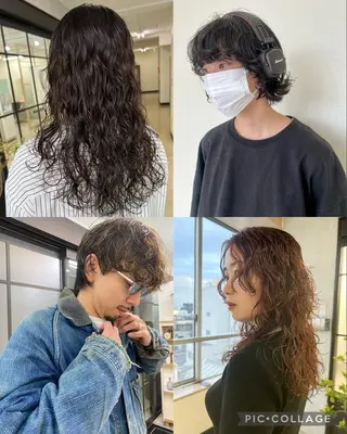 パーマ 海外ヘア/レイヤー カットNatsuのヘアスタイル